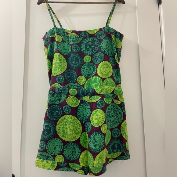 Ana Sui romper silk & linen - Picture 2 of 5